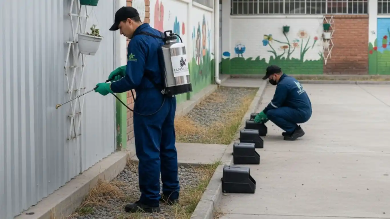 Control de plagas y sanitización en escuelas de Celaya